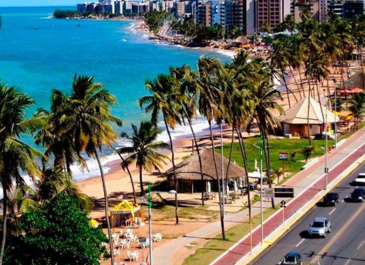 Ferienwohnung Flat with the sea view Maceió Exterior foto